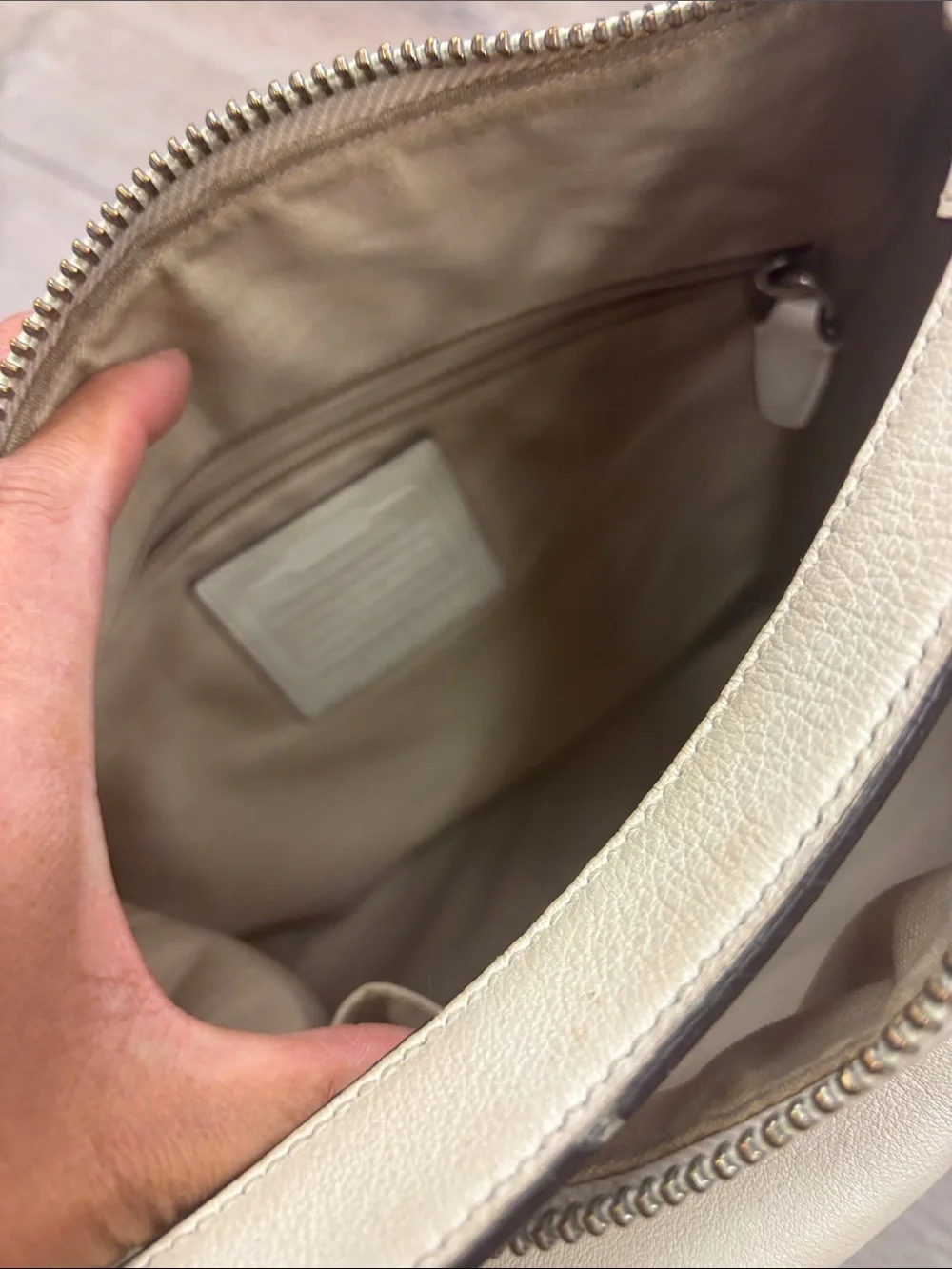 Coach vintage legacy Leather Shoulder Bag with Tassel